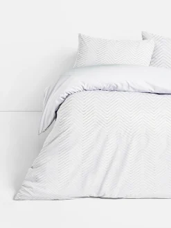 Conjunto Capa Edredão King Padrão Chevron Pinsonic