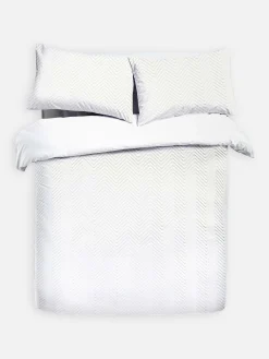 Conjunto Capa Edredão King Padrão Chevron Pinsonic