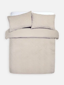 Conjunto Capa Edredão King Padrão Chevron Pinsonic