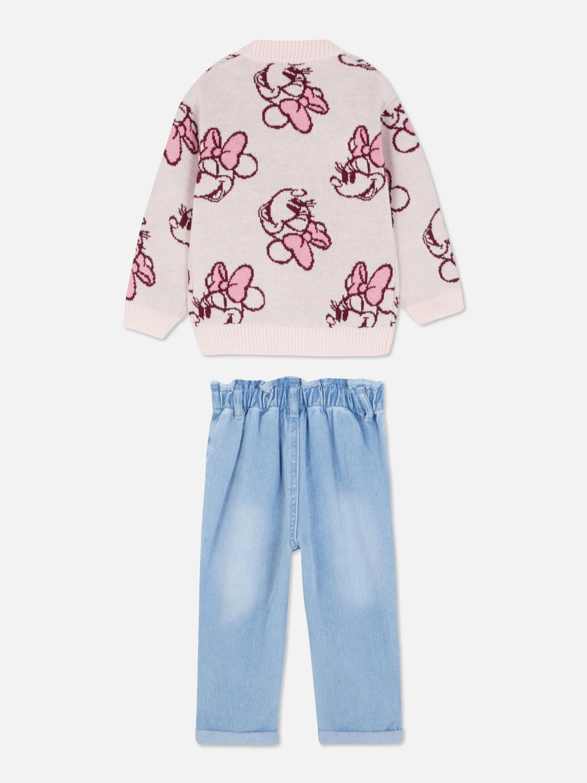 Conjunto Casaco Malha/calças Ganga Paperbag Disney Minnie Mouse