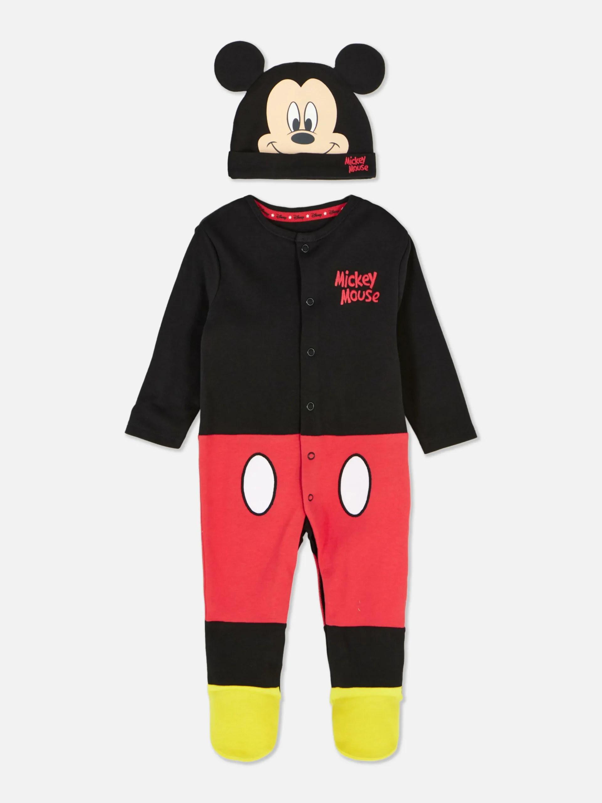 Conjunto Chapéu/pijama Disney Mickey