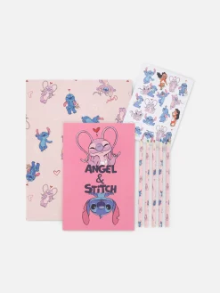 Conjunto Colorir Disney Stitch And Angel