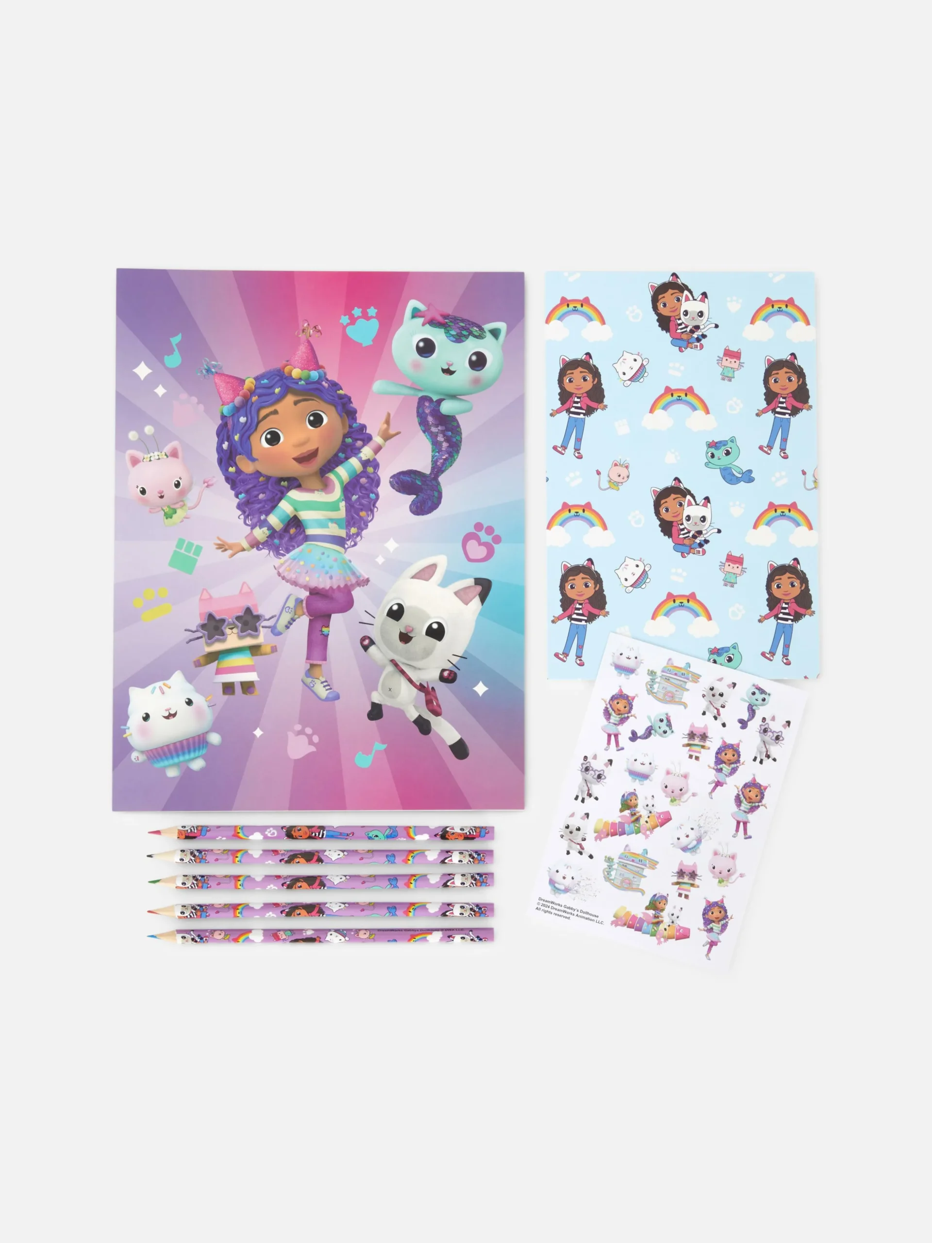 Conjunto Colorir Gabby's Dollhouse