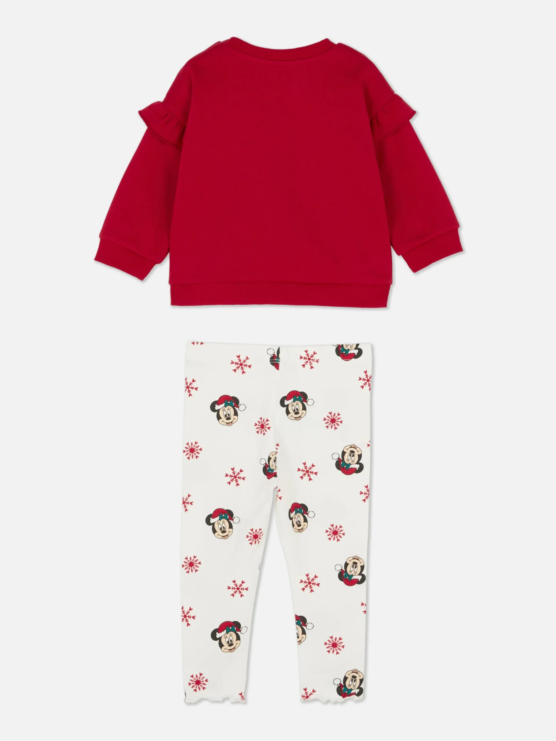 Conjunto Coordenado Camisola/leggings Natal Disney Minnie