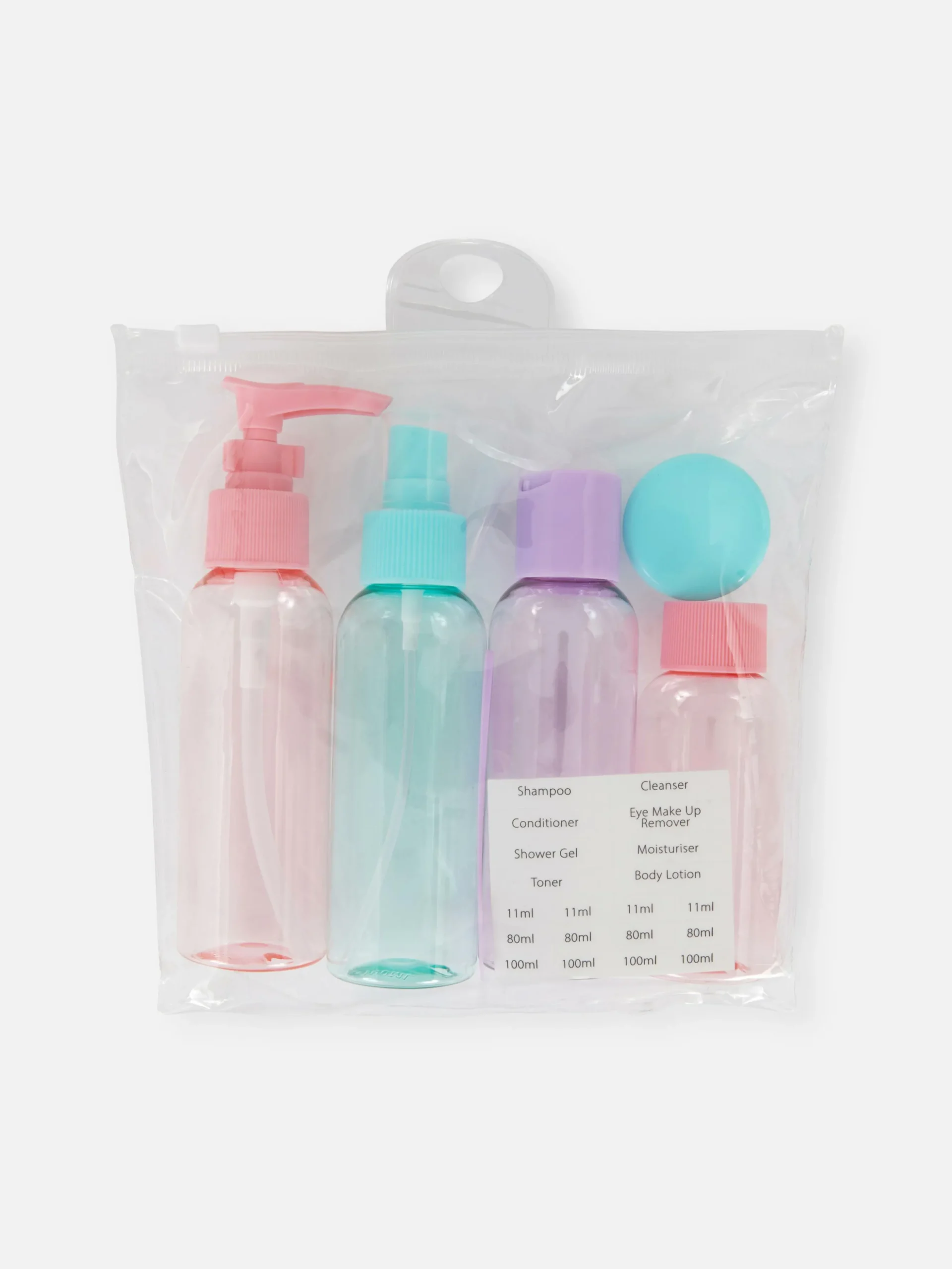 Conjunto Frascos Viagem