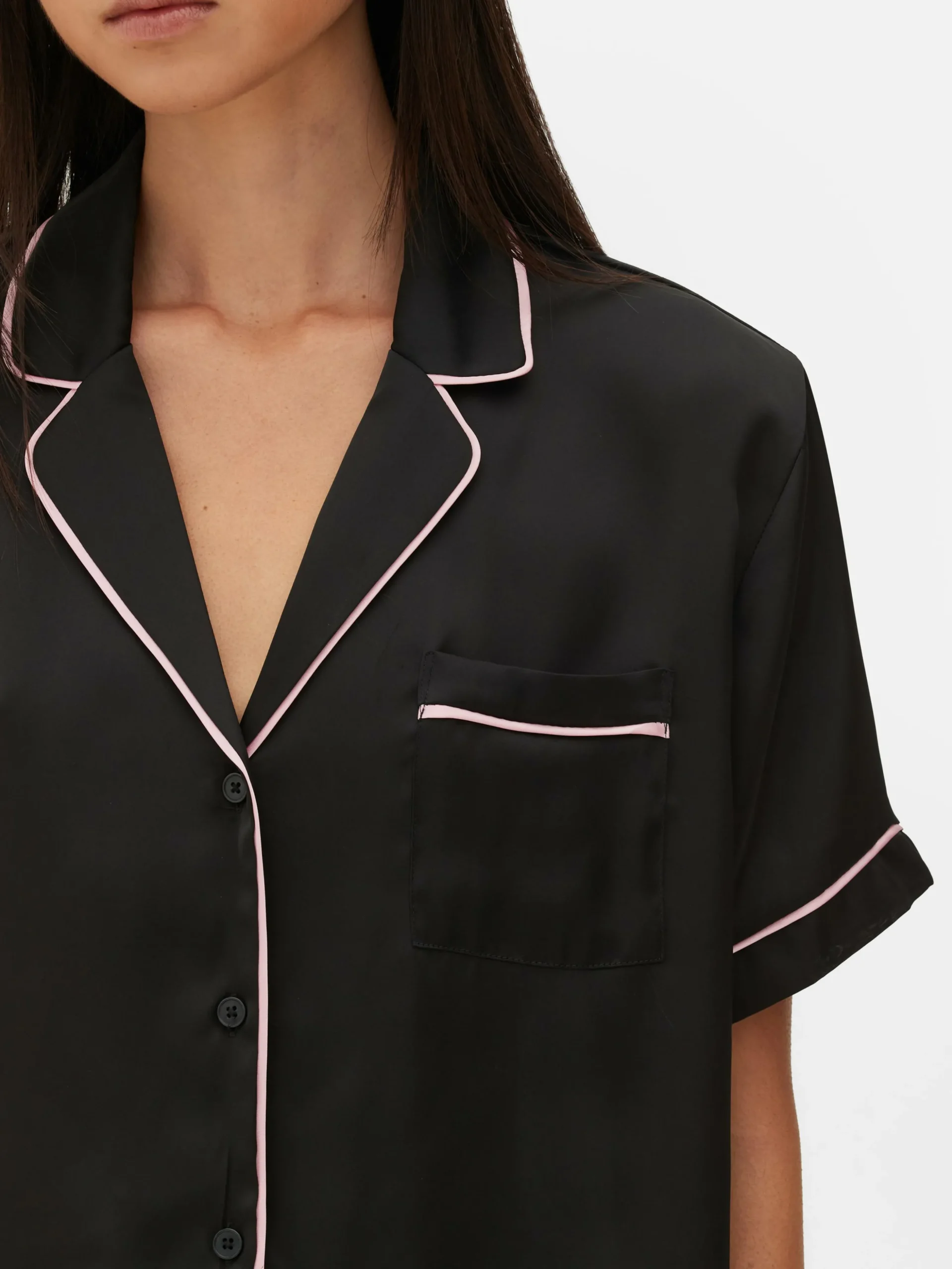 Conjunto Pijama Camisola/calções Cetim