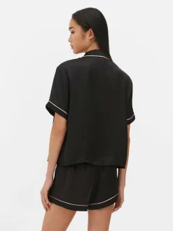 Conjunto Pijama Camisola/calções Cetim