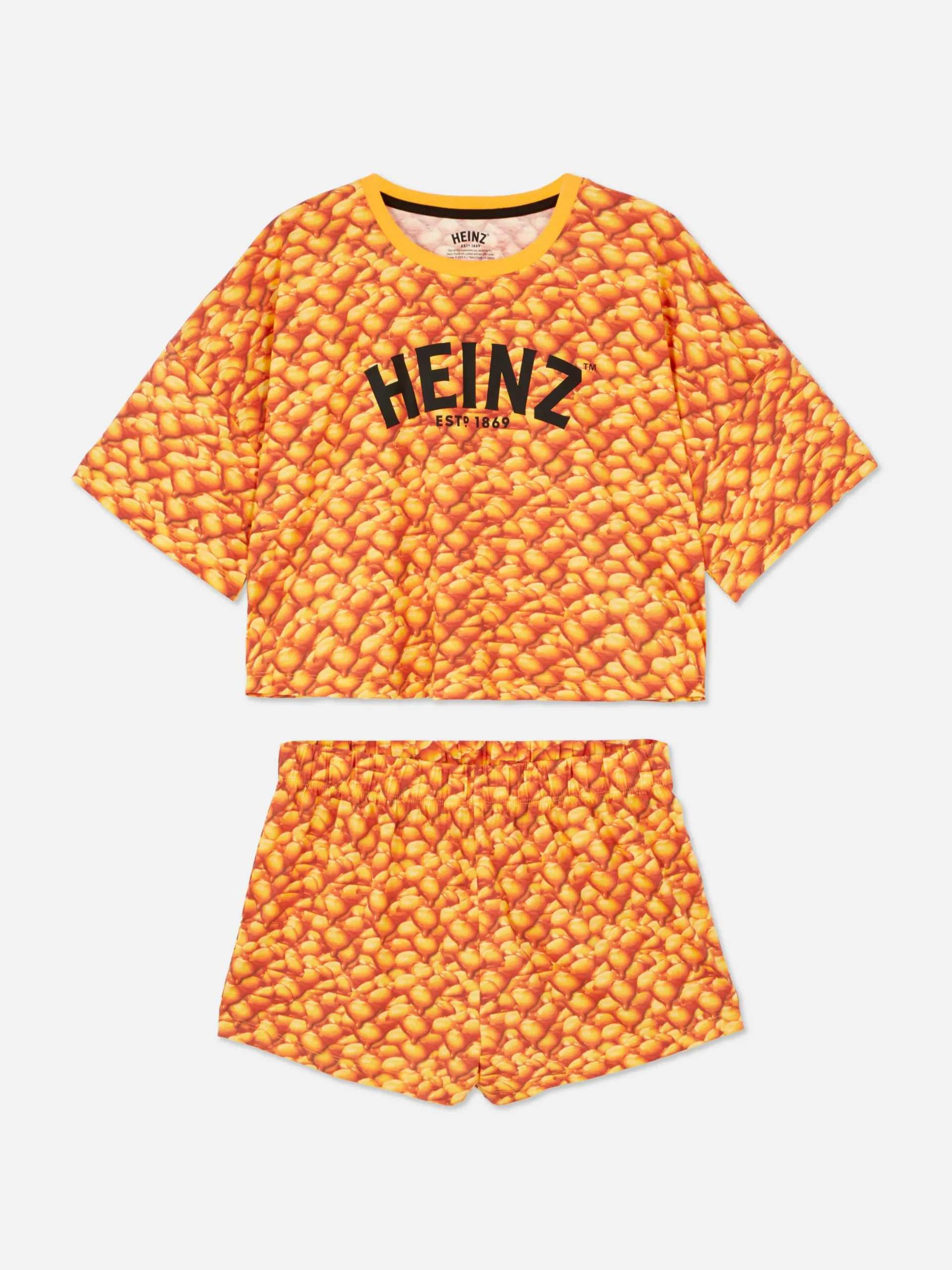 Conjunto Pijama Curto Gráfico Heinz Beans