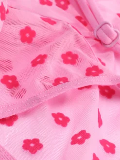 Conjunto Sutiã Triângulo/tanga Flocado