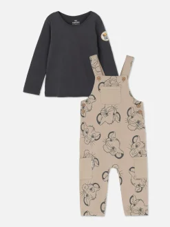 Conjunto T-shirt/jardineiras Disney O Rei Leão 30.º Aniversário