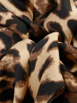 Elástico Cabelo Estampado Leopardo Tamanho Jumbo