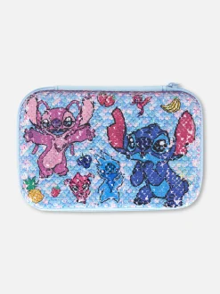 Estojo Lápis Lantejoula Disney Stitch