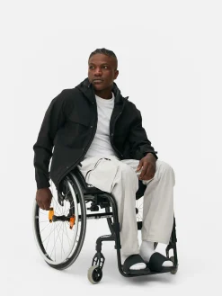 Gabardine Capuz Fecho Correr Integral