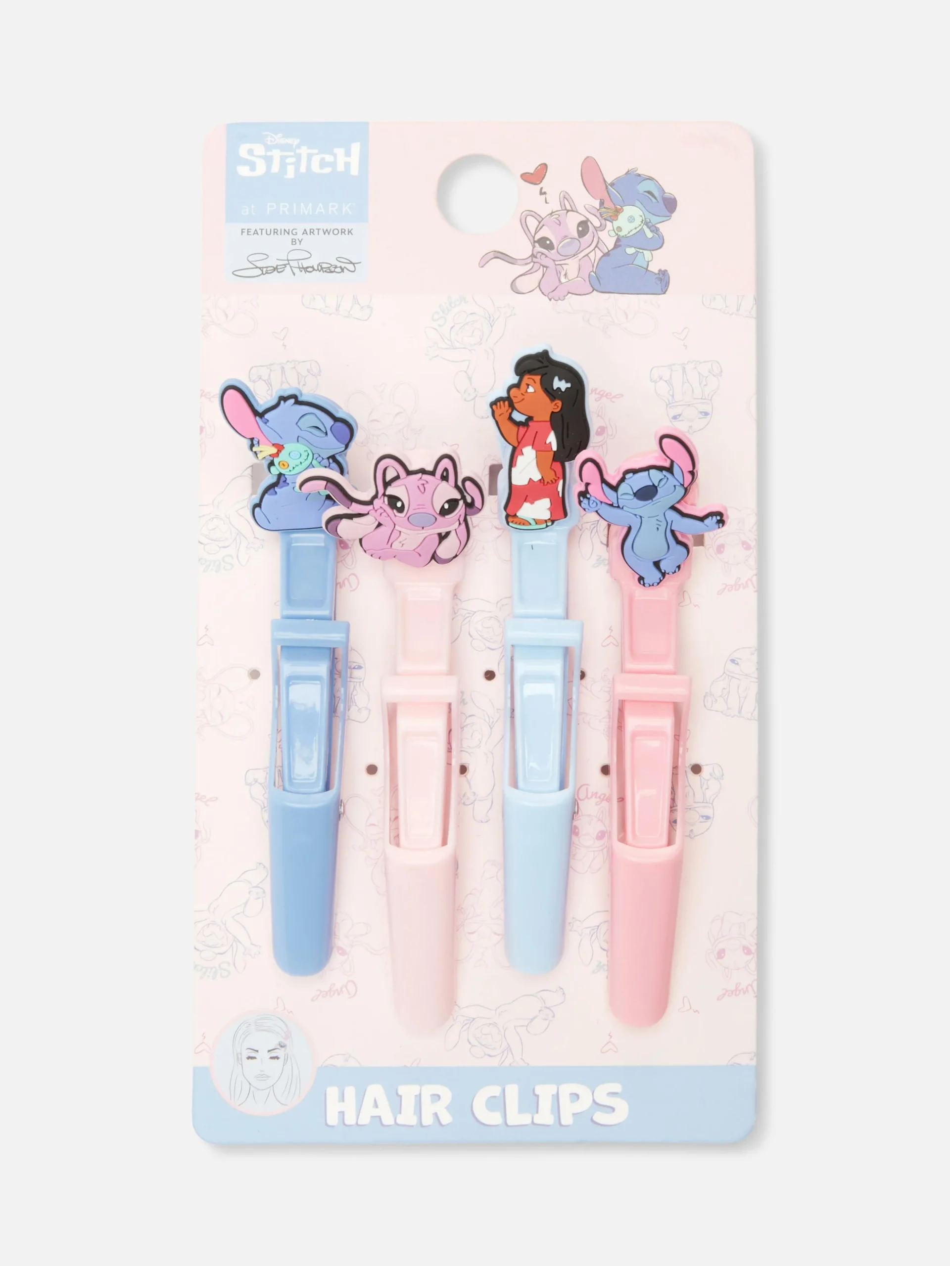 Ganchos Cabelo Bico Disney Lilo & Stitch