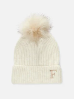 Gorro Pompom Iniciais Bordadas