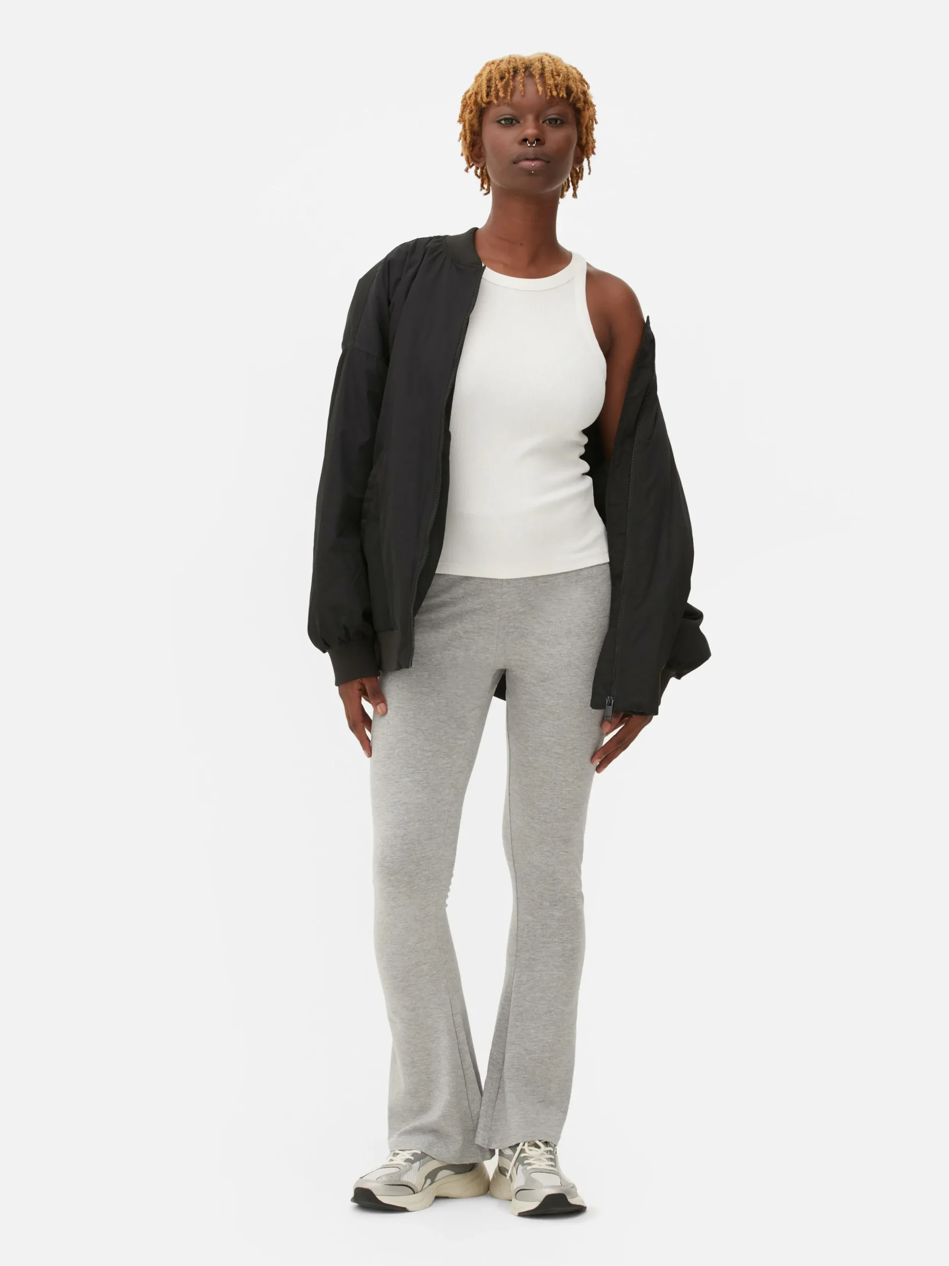 Leggings Boca Sino Cintura Subida Malha