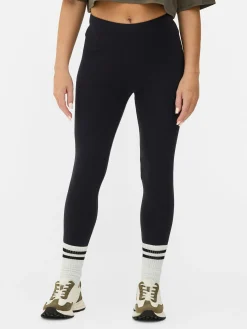 Leggings Malha Cintura Subida