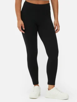 Leggings Malha Cintura Subida