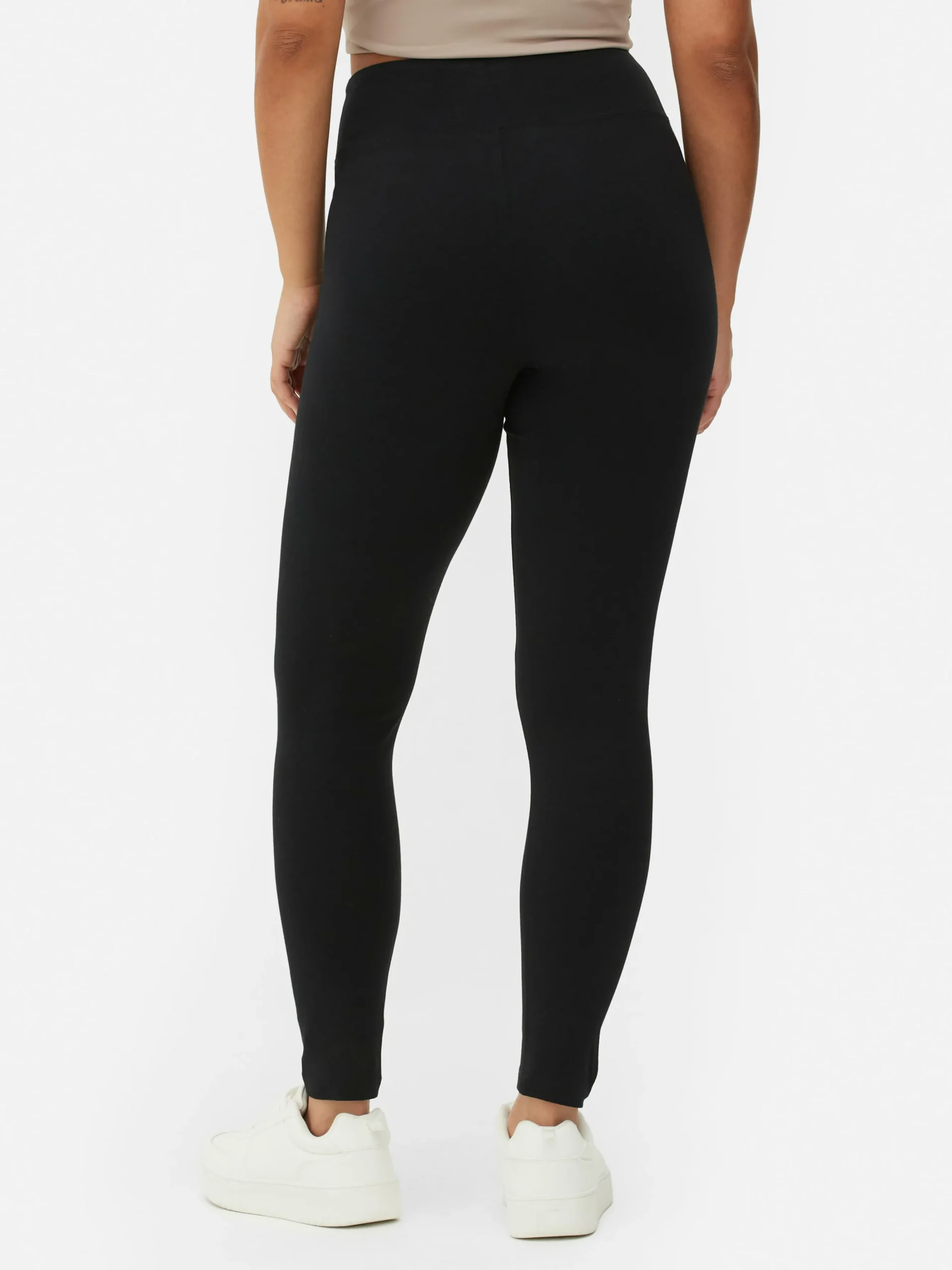 Leggings Malha Cintura Subida