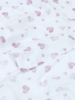 Lençol Cima Tamanho King Corações