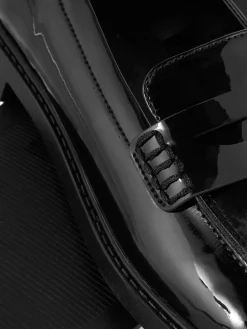 Loafers Ranhura Imitação Pele