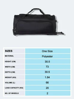 Mala Cilíndrica C/ Rodinhas Grande