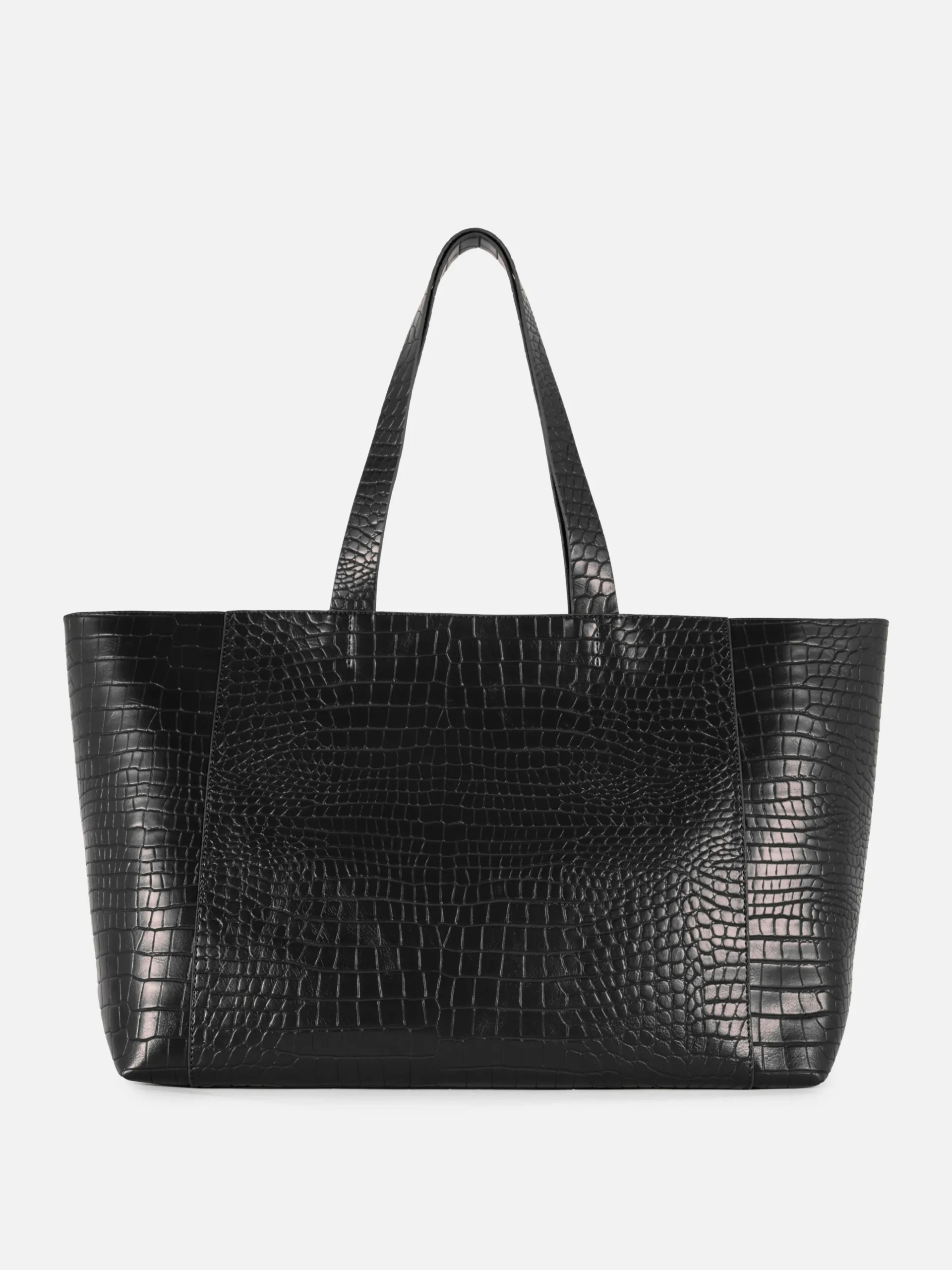 Mala Shopper Efeito Crocodilo Extra Grande