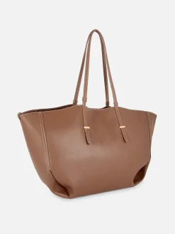 Mala Tote Grande Imitação Pele The Edit