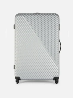 Mala Viagem Rígida Estriada 4 Rodas