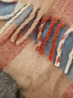 Manta Escovada Xadrez