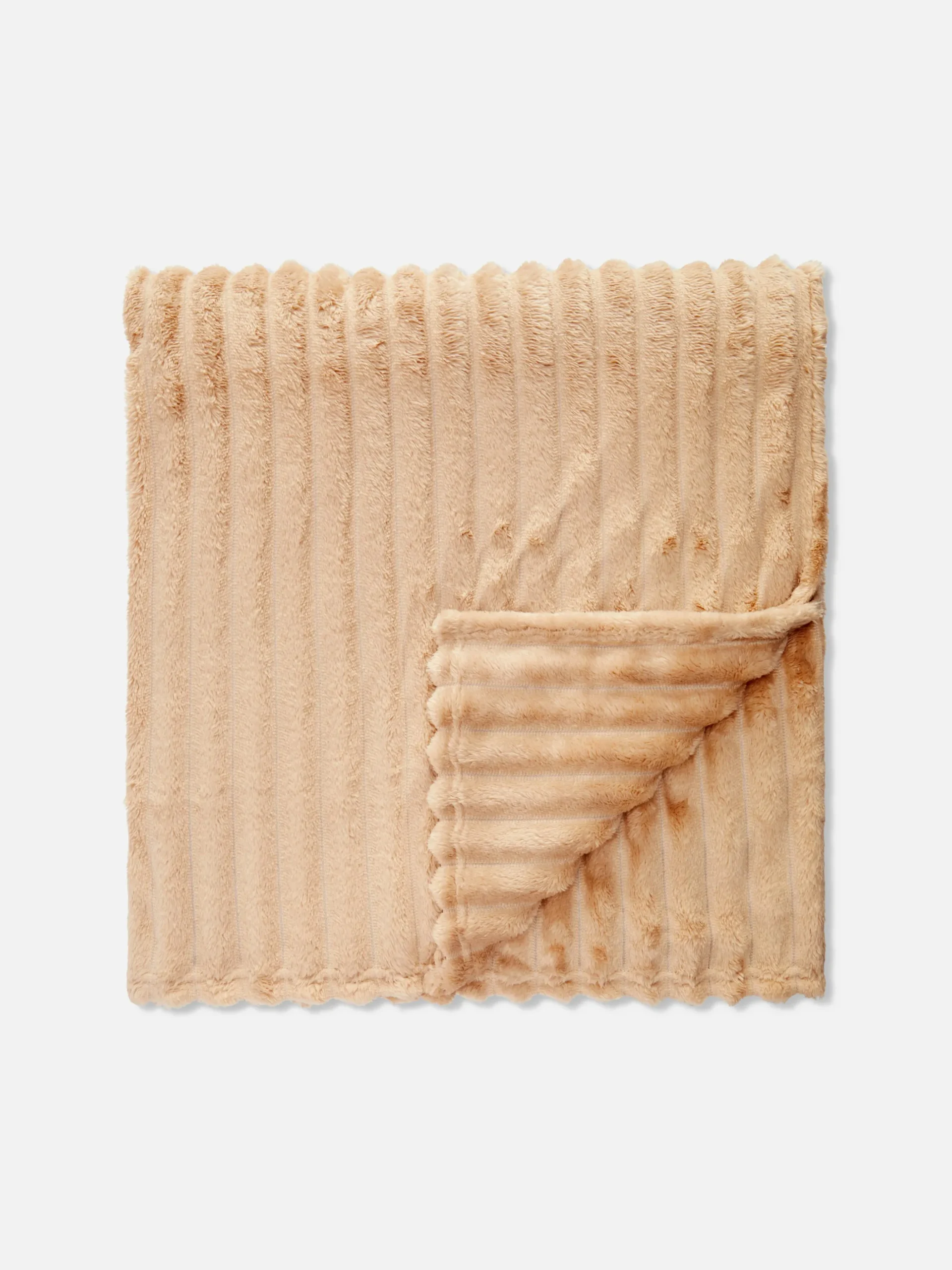 Manta Felpuda Canelada Supersuave