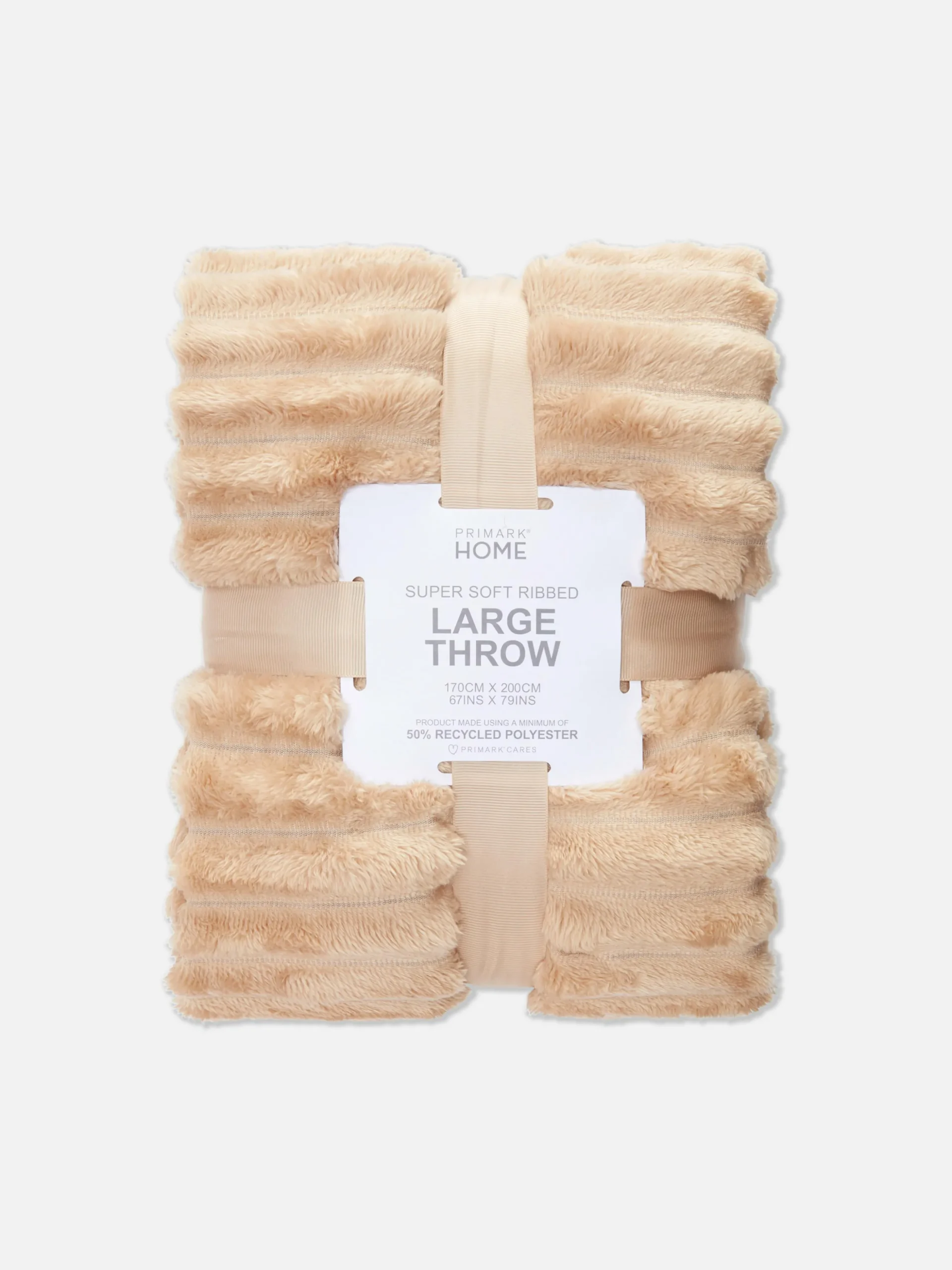 Manta Felpuda Canelada Supersuave