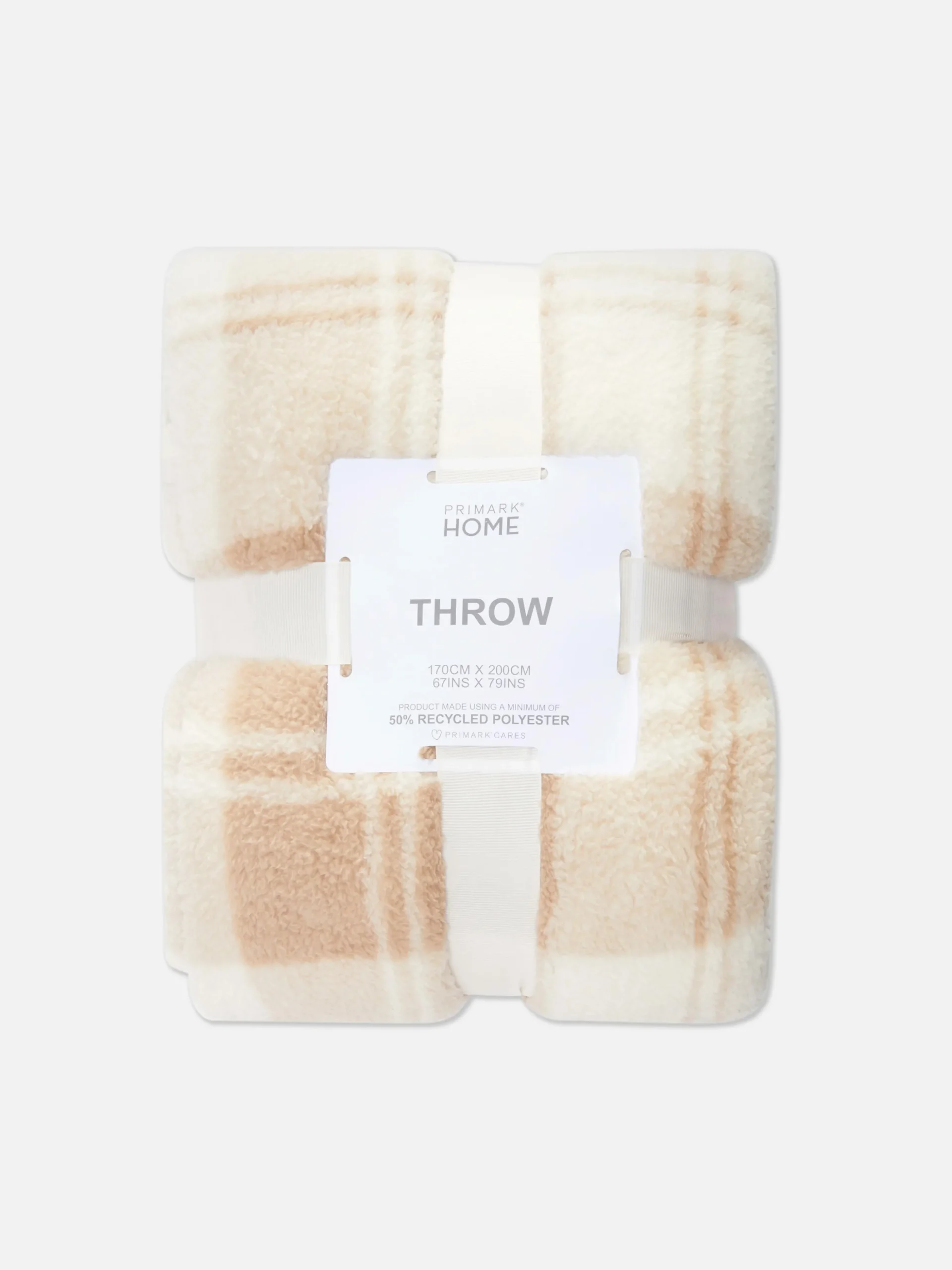 Manta Malha Polar Padrão Xadrez