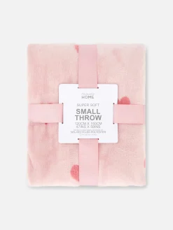 Manta Padrão Corações Toque Suave