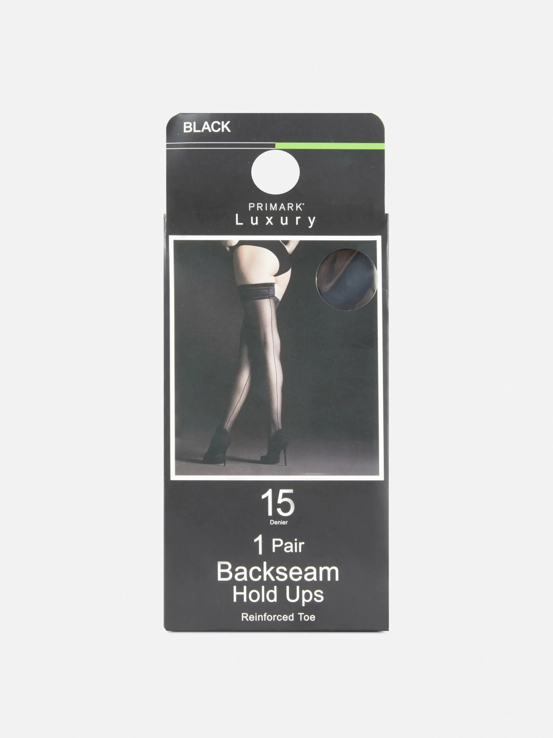 Meias De Liga Com Costura Traseira Denier 15