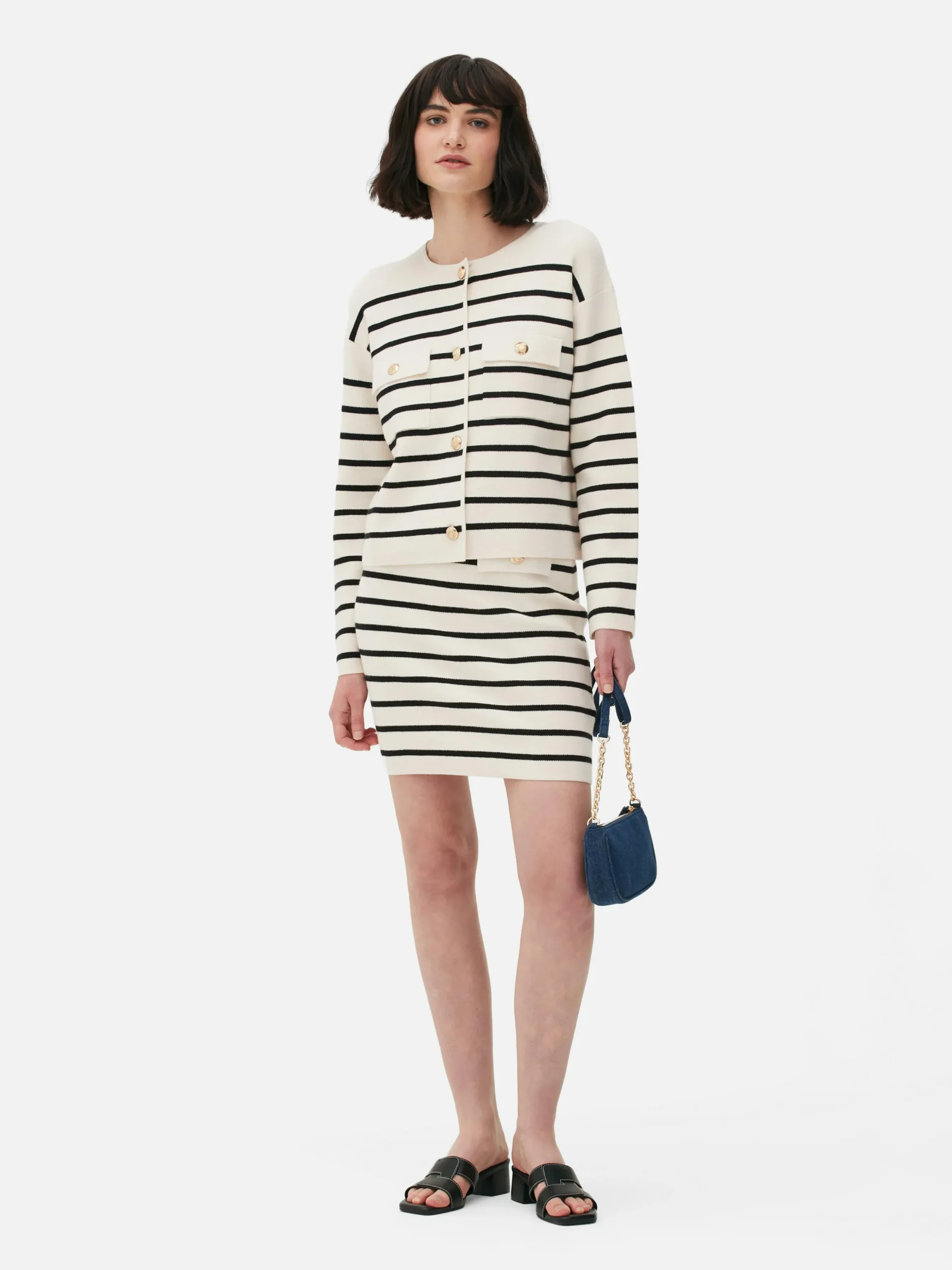 Minissaia Malha Riscas Coordenada