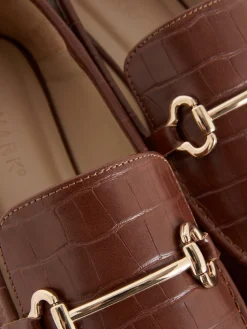 Mocassins Bridão Imitação Pele