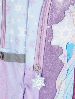 Mochila Escolar Com Brilho Disney Frozen