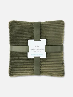 Pack 2 Almofadas Decorativas Caneladas