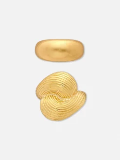 Pack 2 Anéis Estilo Vintage Rita Ora