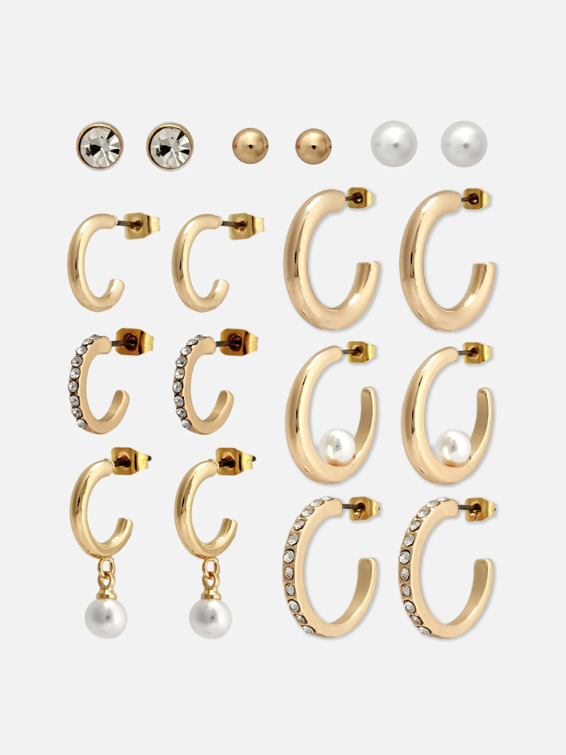 Pack 9 Brincos E Argolas