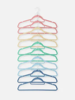 Pack 10 Cabides Coloridos Criança