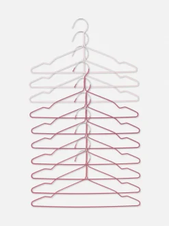 Pack 10 Cabides Metálicos Revestidos