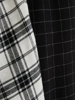 Pack 2 Calças Pijama Xadrez Escovadas