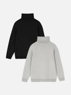 Pack 2 Camisolas Malha Gola Alta