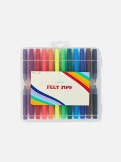 Pack 24 Canetas Ponta Feltro