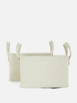 Pack 2 Cestos Arrumação Encaixados