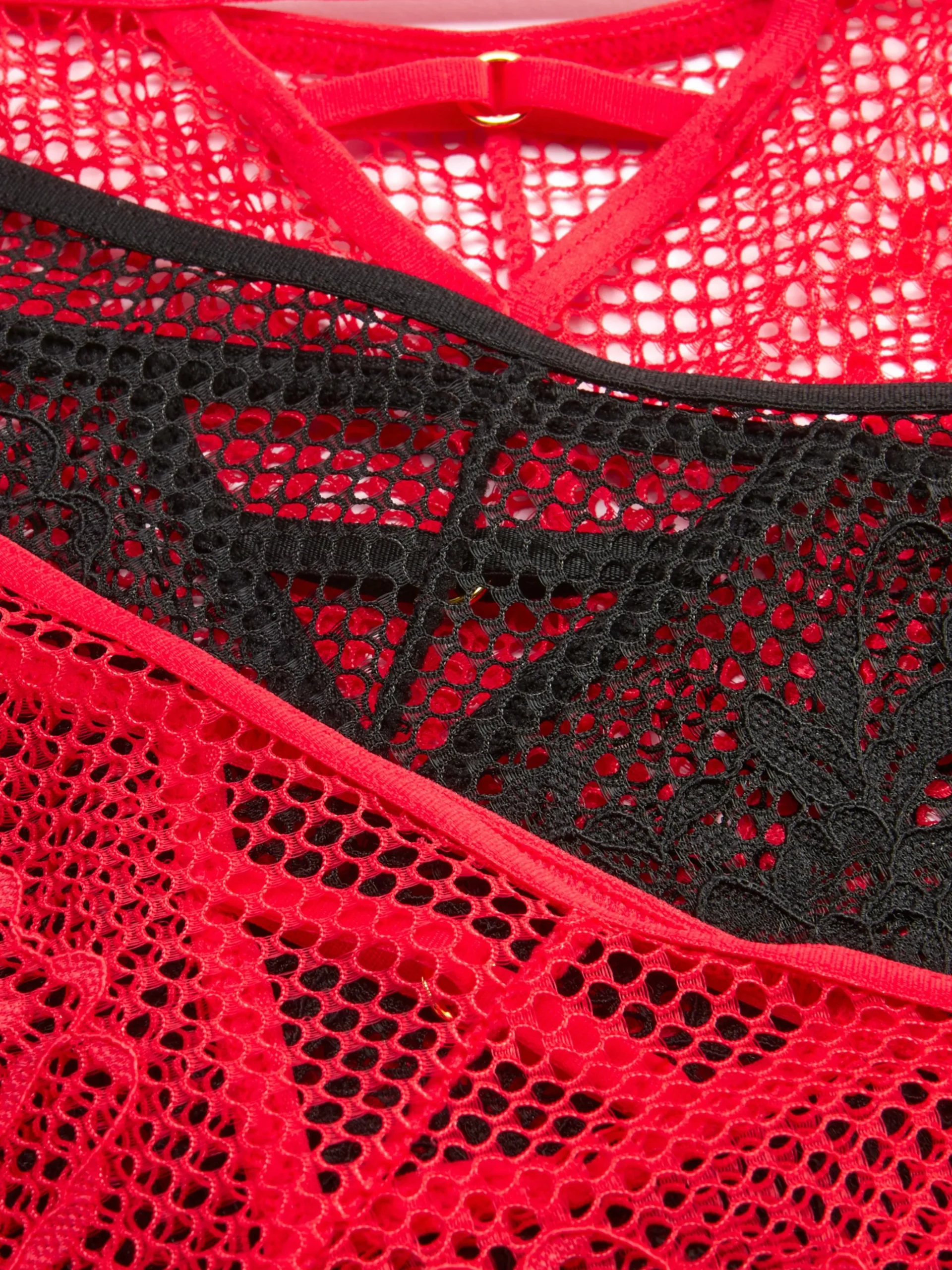 Pack 3 Cuecas Brasileiras Rede/renda