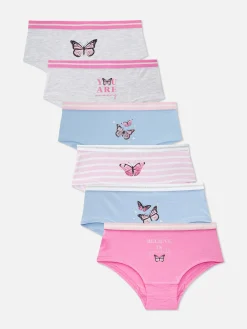 Pack 6 Cuecas Hipster Borboleta