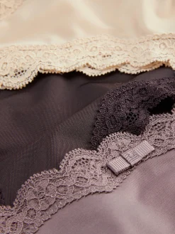 Pack 3 Cuecas Hipster Microfibra Rebordo Renda